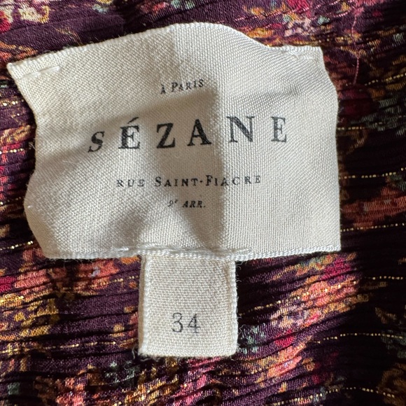 Sézane metallic thread top - Picture 3 of 4